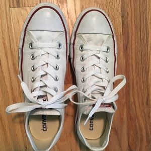 White low top converse
